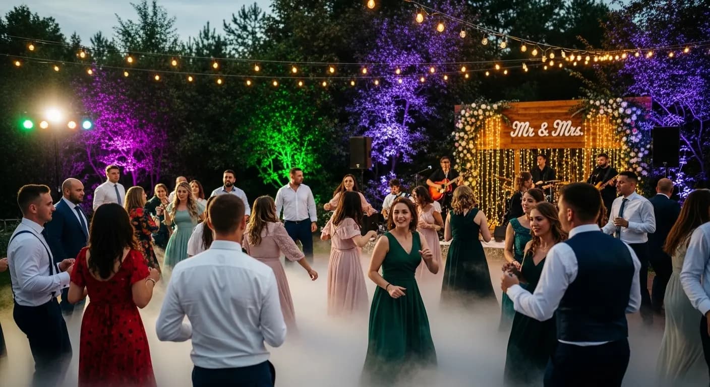 Music and celebration at a live DJ Chaz performance